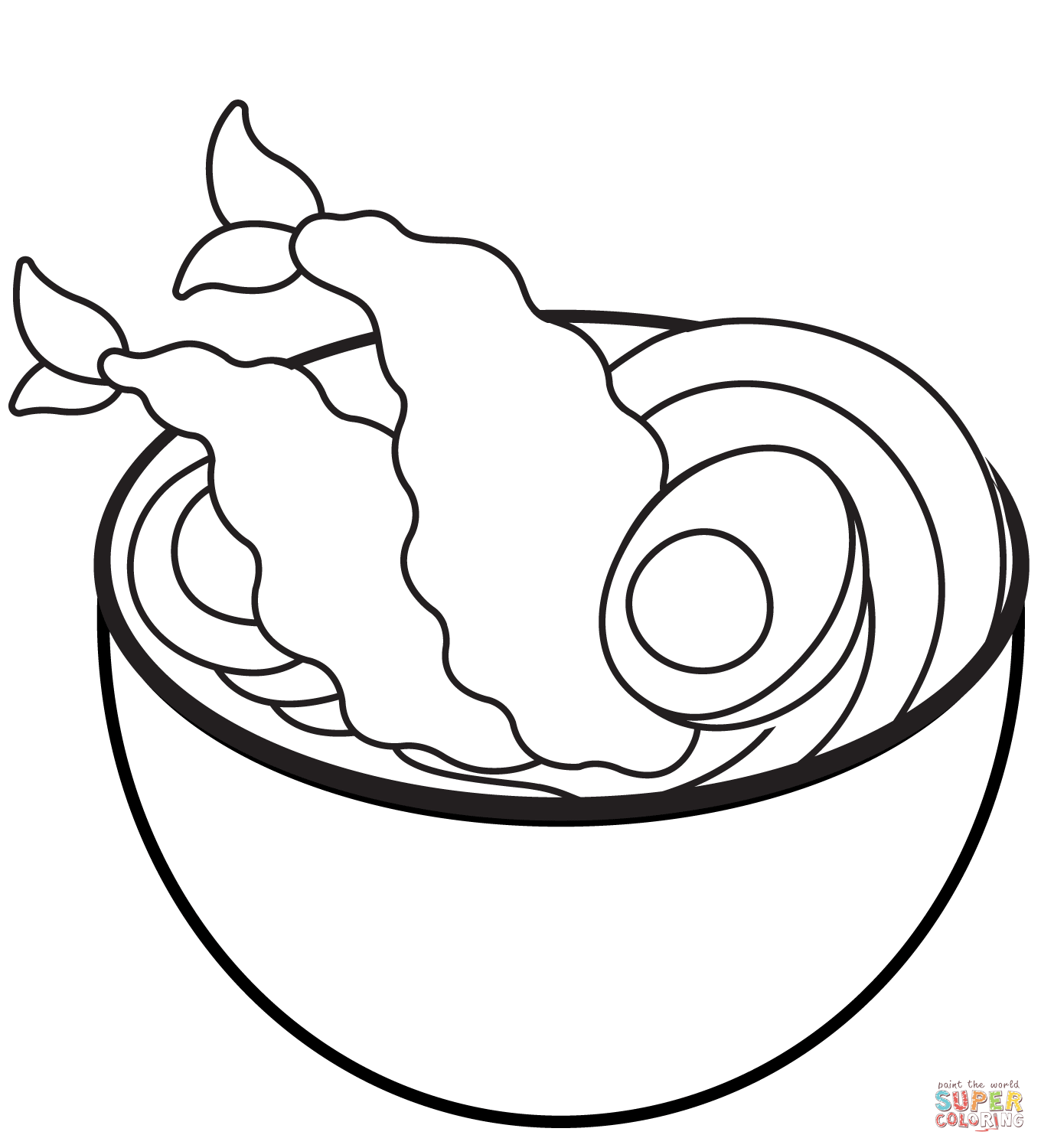 Noodle soup coloring page free printable coloring pages