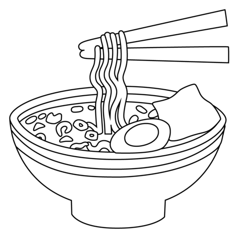 Steaming bowl emoji coloring page free printable coloring pages