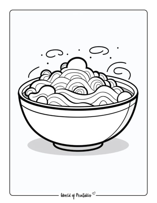 Food coloring pages