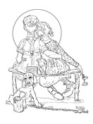 Norman rockwell coloring pages free coloring pages