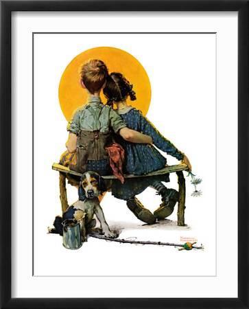 Norman rockwell framed