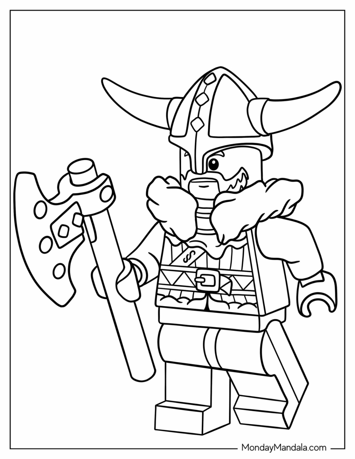 Viking coloring pages free pdf printables