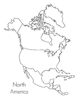 North america map