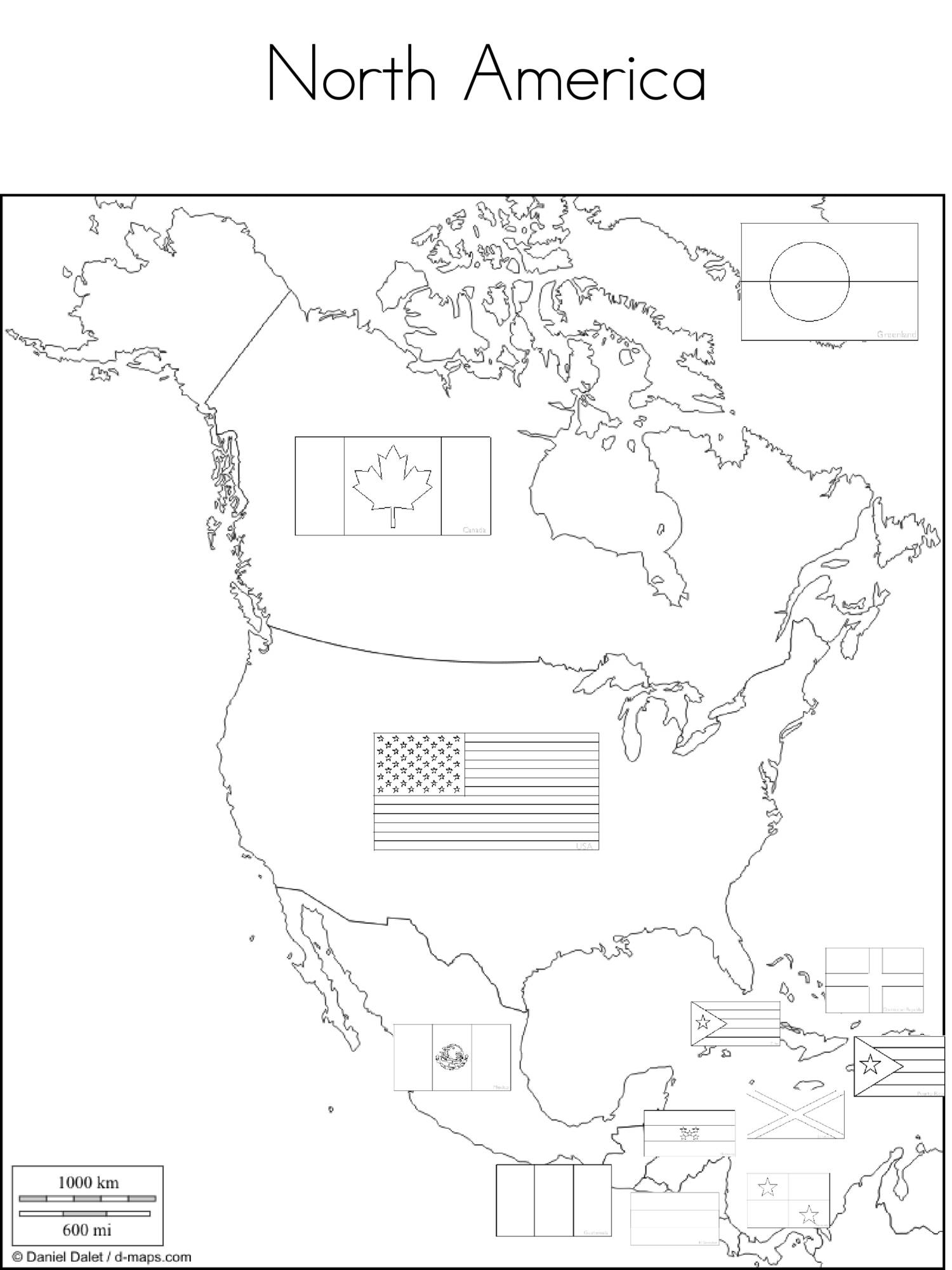 Flags on map coloring pages northamerica southamerica europe africapdf