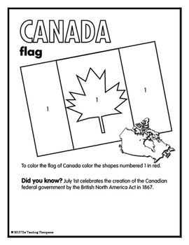 Flags of north and south american country coloring pages and worksheets