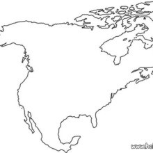 North america coloring pages