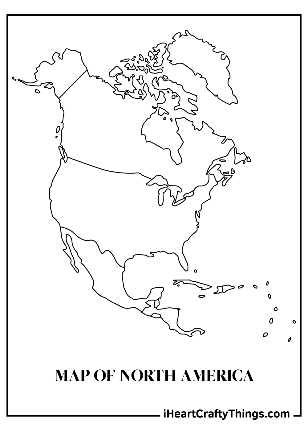 World map coloring pages free printables