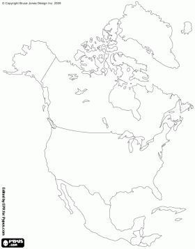 North america printable coloring pages world map coloring page world map printable north america map