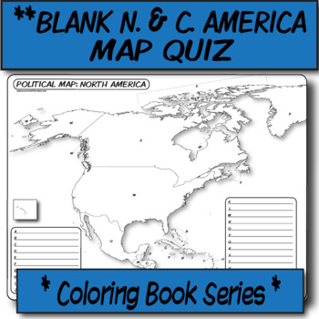 North america map coloring tpt