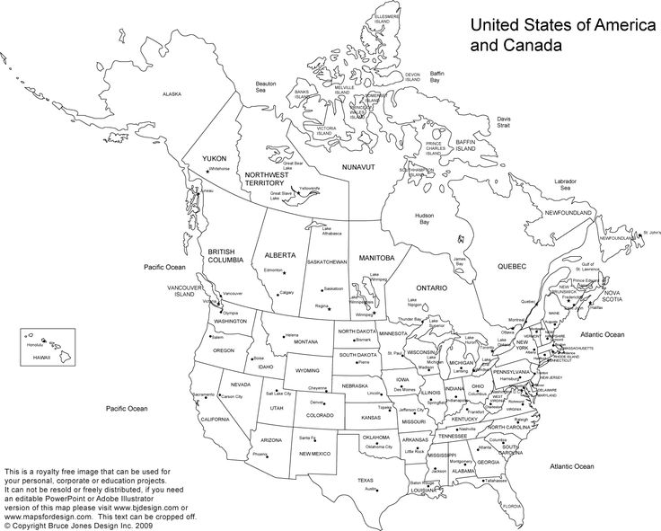 North america map world map outline free printable world map