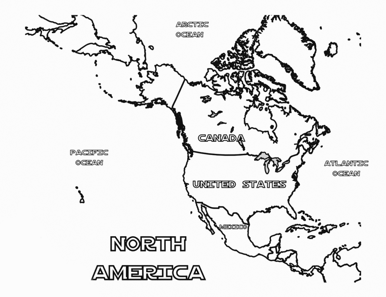 Us map coloring pages