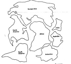 Related image world map coloring page pangaea puzzle continents and oceans