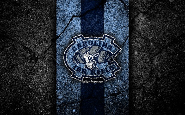 Download wallpapers north carolina tar heels k american football team ncaa blue stone usa asphalt texture american football north carolina tar heels logo for desktop free pictures for desktop free