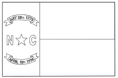 North carolina statehood united states postage stamp coloring page