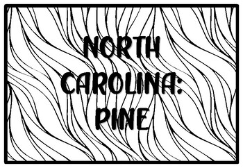 North carolina pine state tree coloring pages by anisha sharma