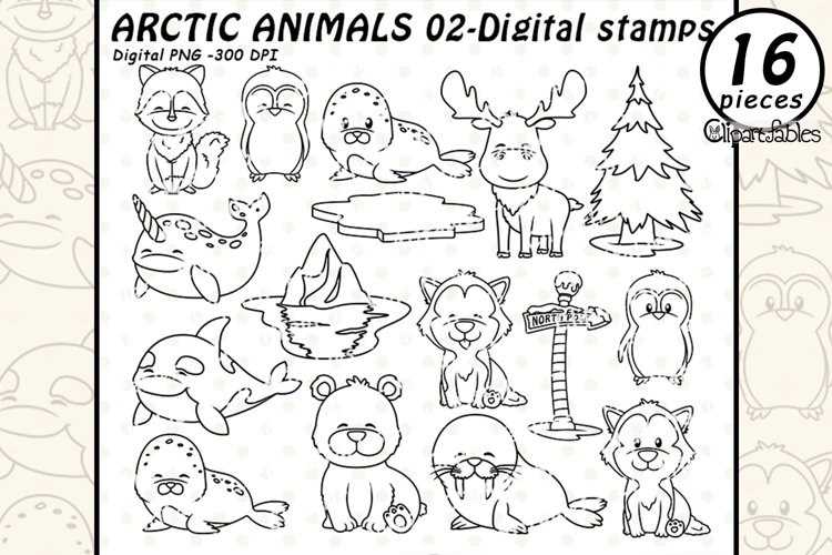 Cute arctic animals