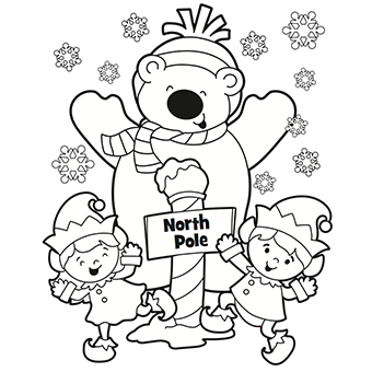 North pole coloring page free christmas coloring pages christmas colors christmas coloring sheets