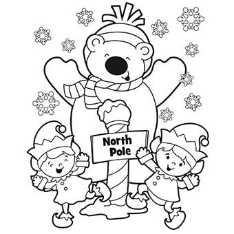 North pole coloring page free christmas coloring pages christmas colors printable christmas coloring pages