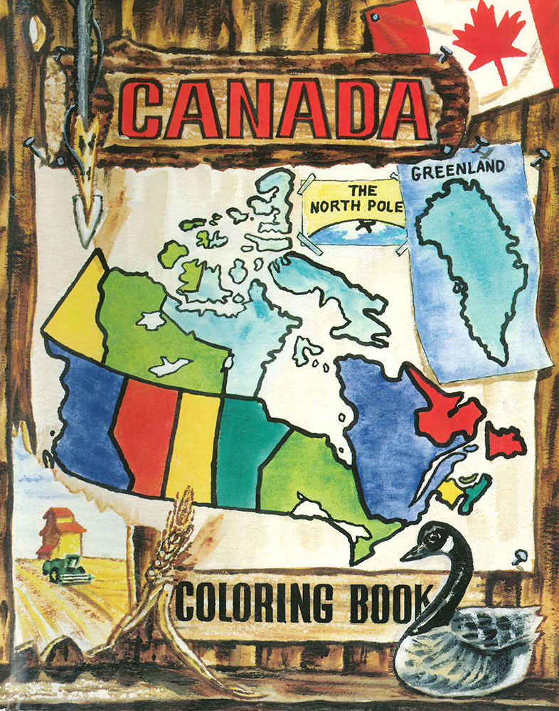 Canada coloring book