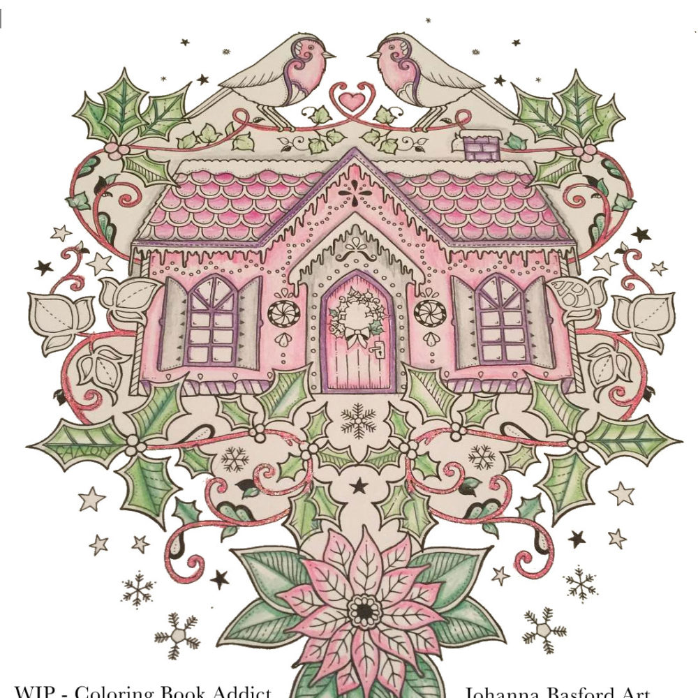Free christmas winter coloring pages for adults