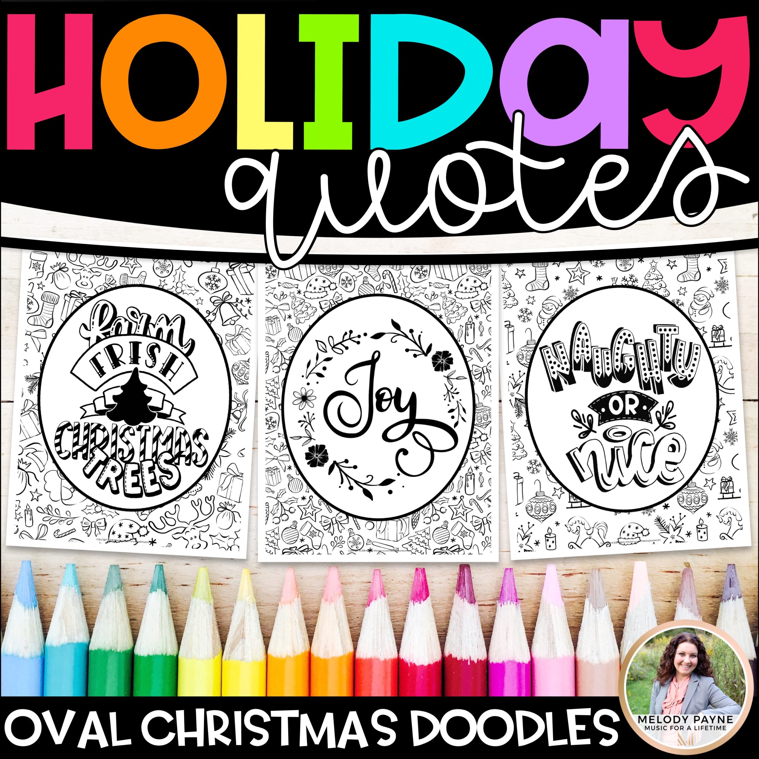 Holiday quotes coloring pages for christmas winter