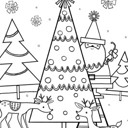 Christmas coloring pages inspiration