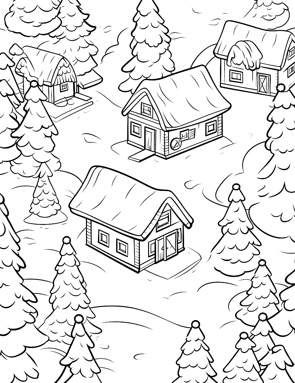 Christmas coloring pages free printable sheets