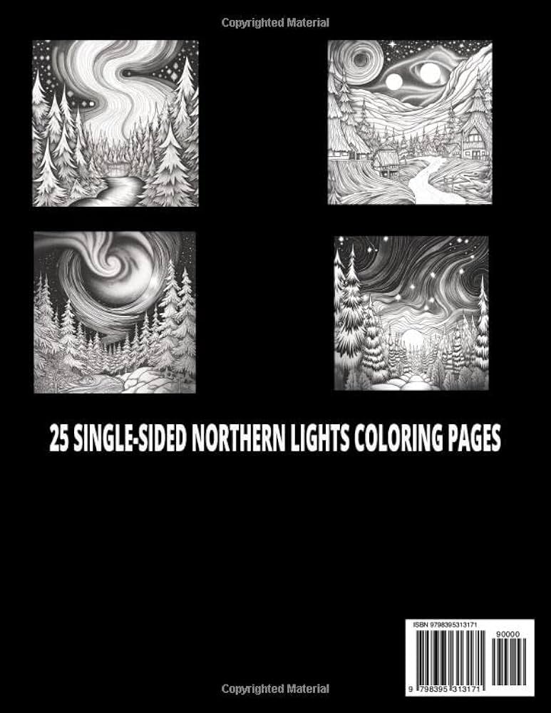 Aurora illuminations a northern lights coloring book creatives niemi books