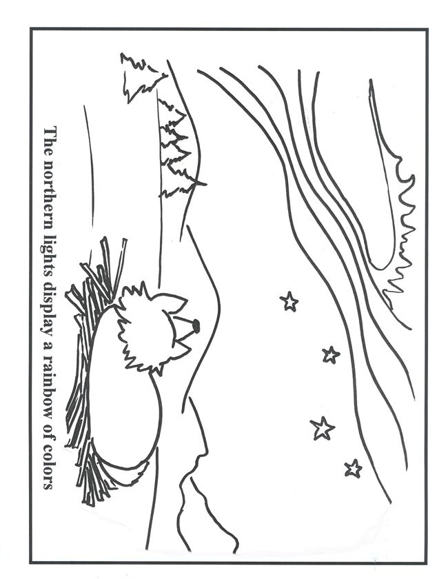 Northern lights coloring pages coloring pages northern lights color