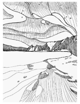 Pariso art northern lights coloring page by pariso art tpt