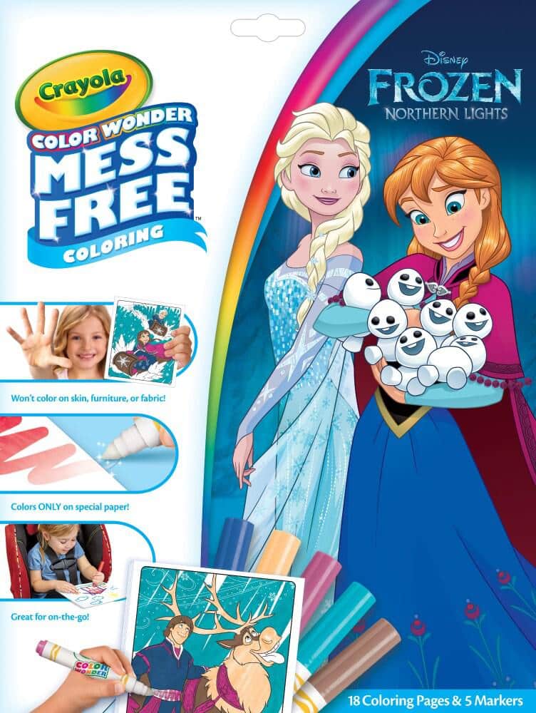 Crayola frozen northern lights coloring set ct