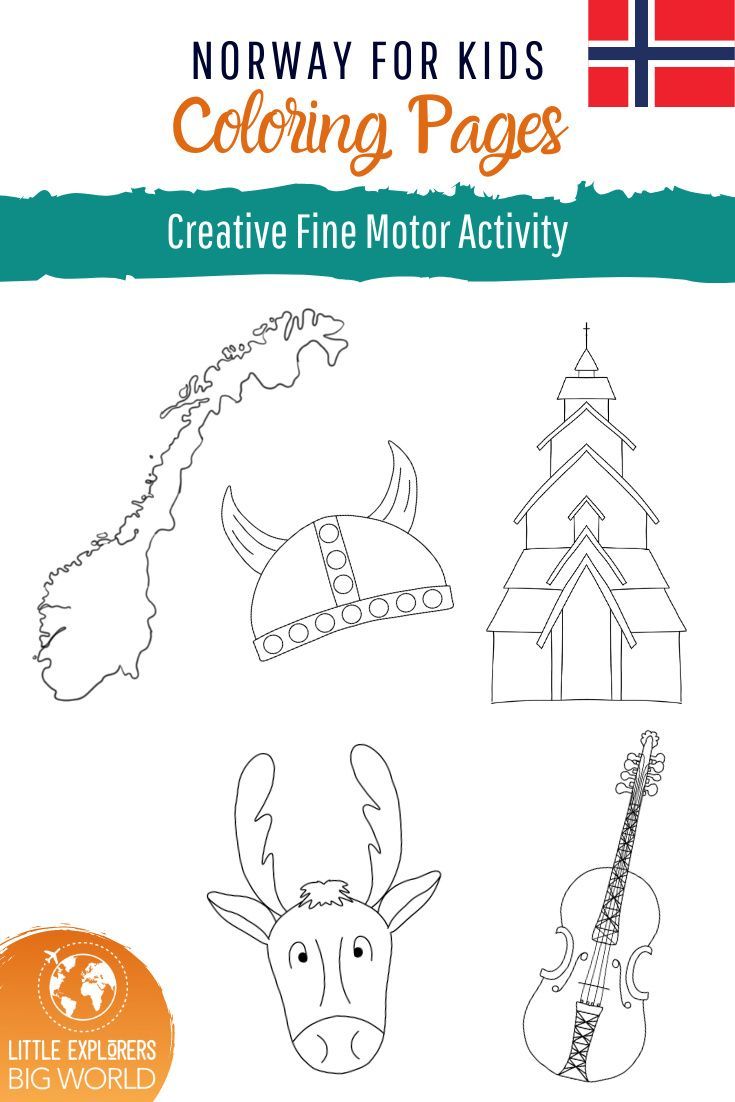 Norway coloring pages free printable norway norway crafts for kids norway facts