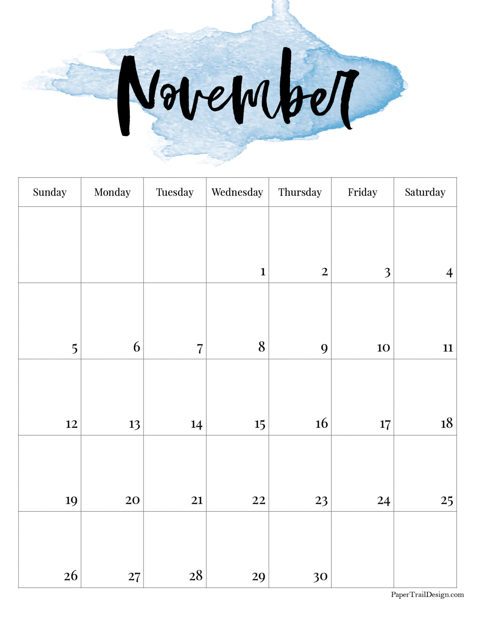 Printable calendar