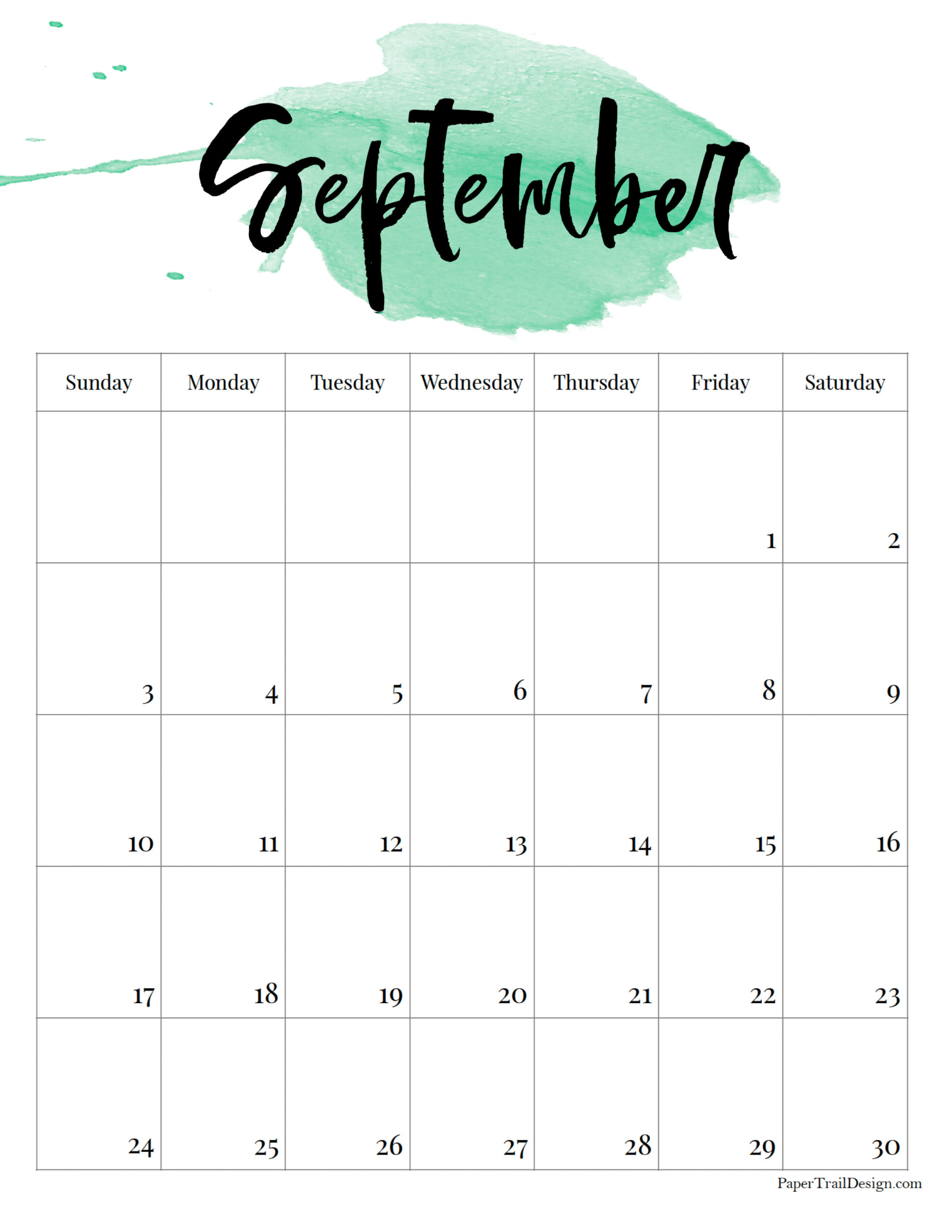 Printable calendar