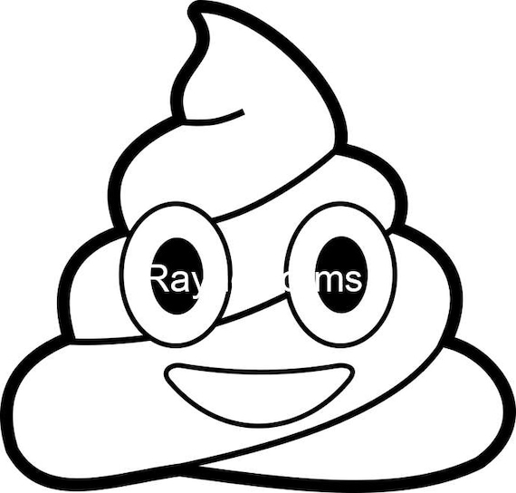 Poop emoji svg