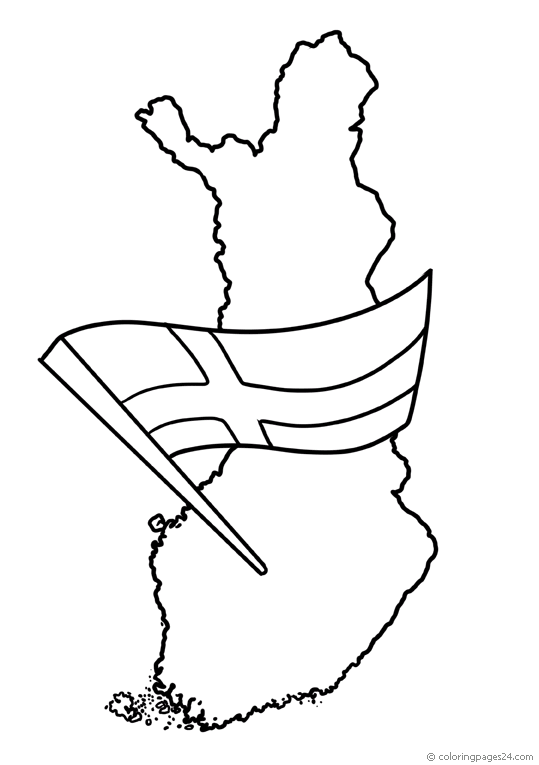 Finland coloring pages