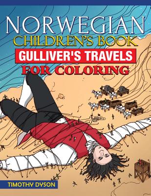 Norwegian childrens book gullivers travels for coloring paperback penguin bookshop