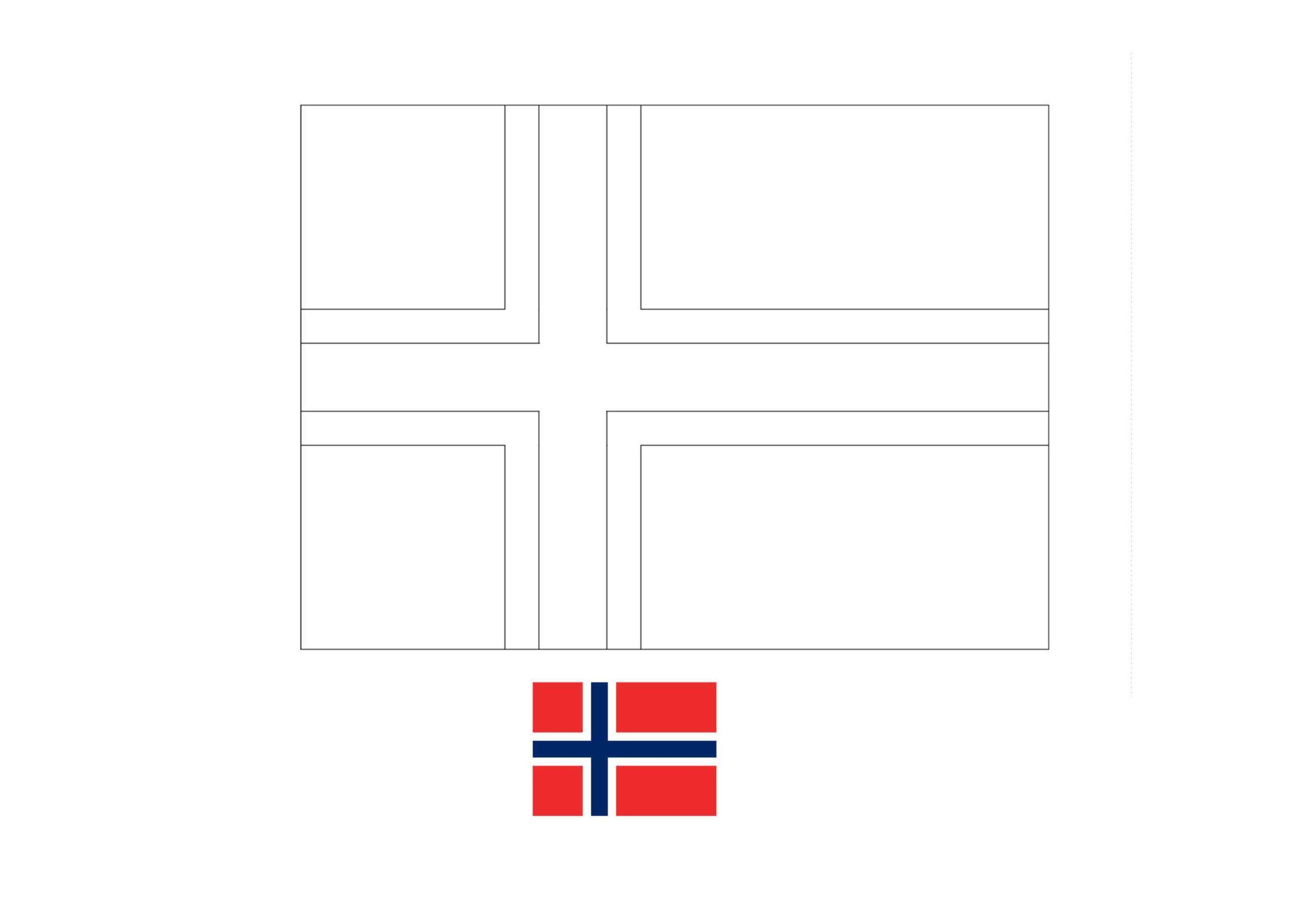 Norway flag coloring page norway flag flag coloring pages norway