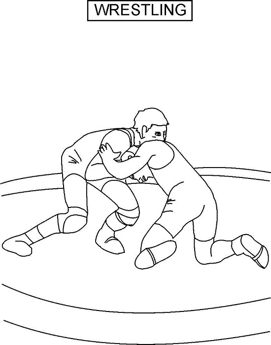 Printable wwe coloring pages