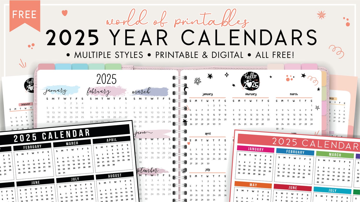 Year calendars