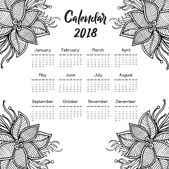 Page calendar images