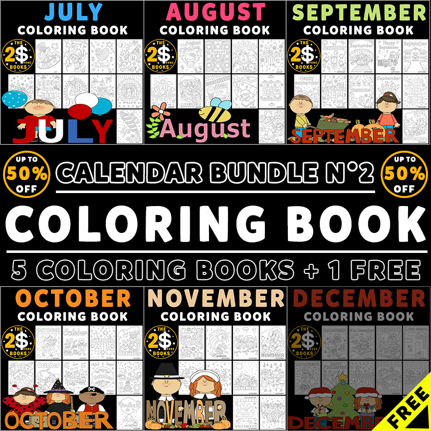 Calendar november coloring book