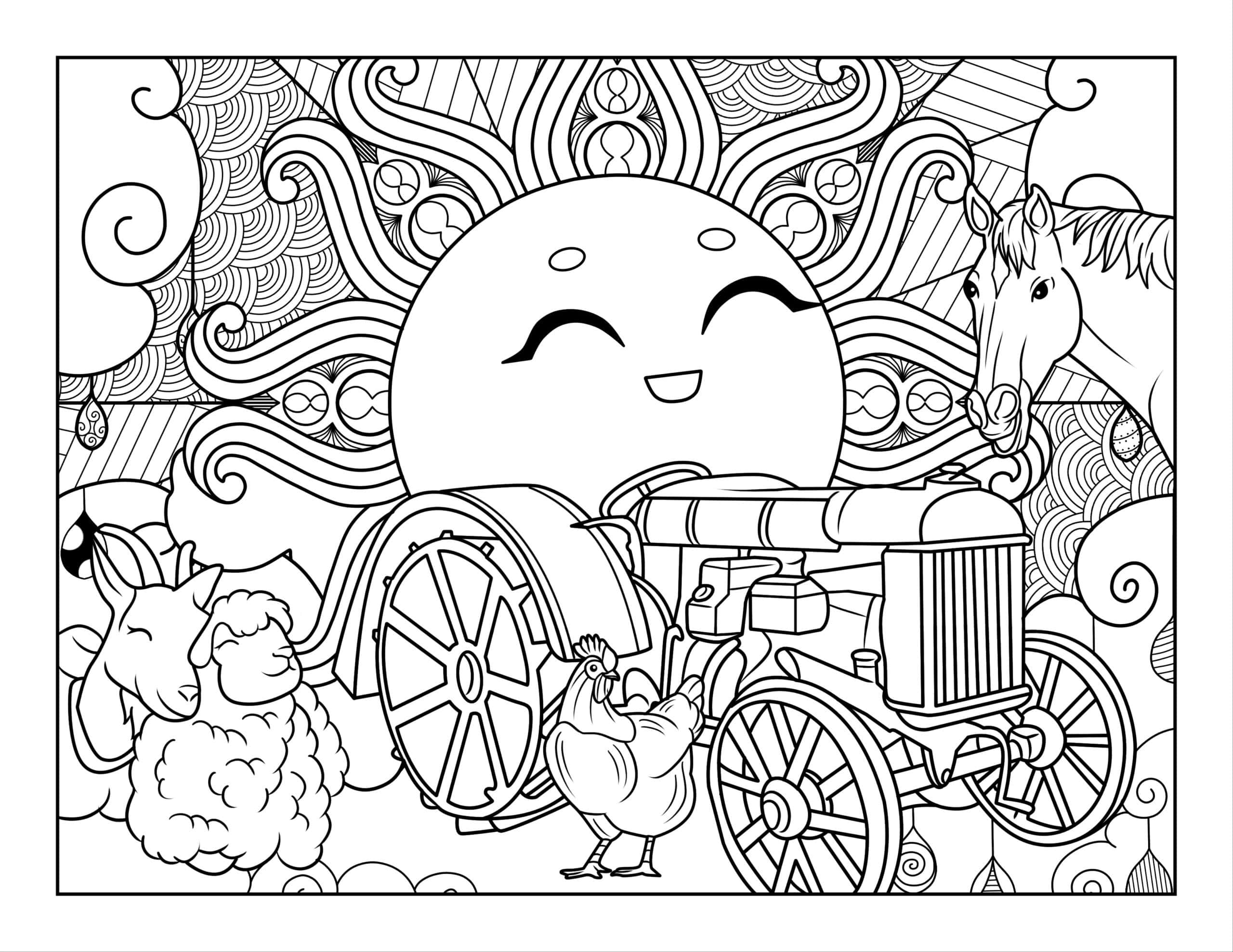 Coloring pages for november