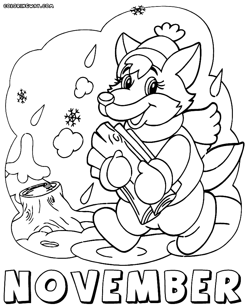 November coloring pages printable for free download