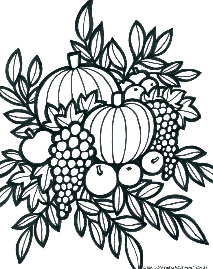 Coloring pages thanks giving coloring pages