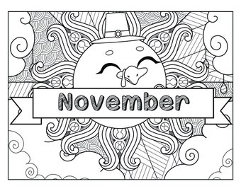 November coloring pages for adults printable coloring pages instant download jpg