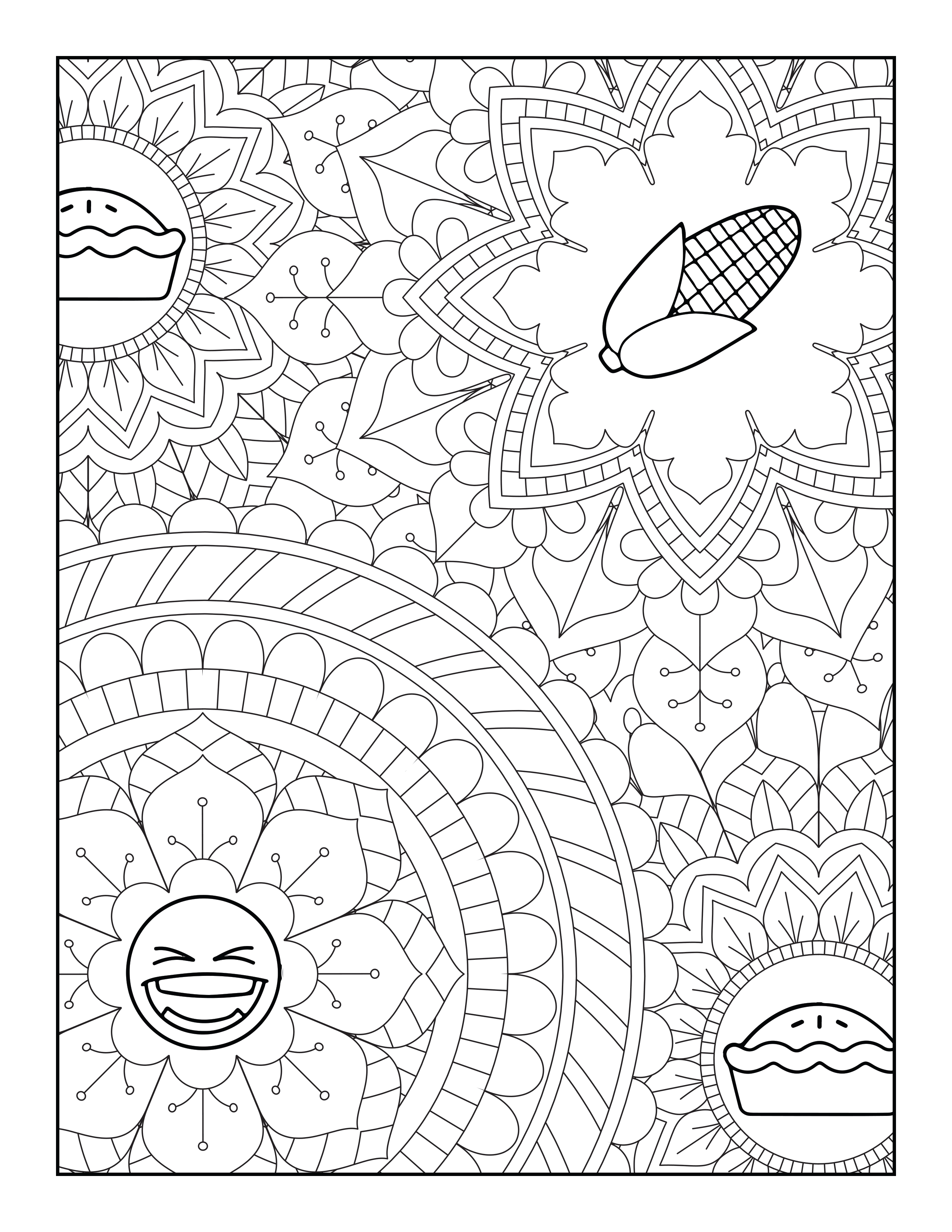 November coloring page printables