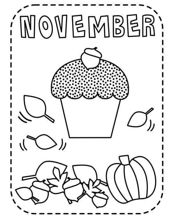 November coloring pages printable pdf