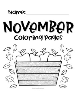 November coloring pages packet by mrs arnolds art room tpt