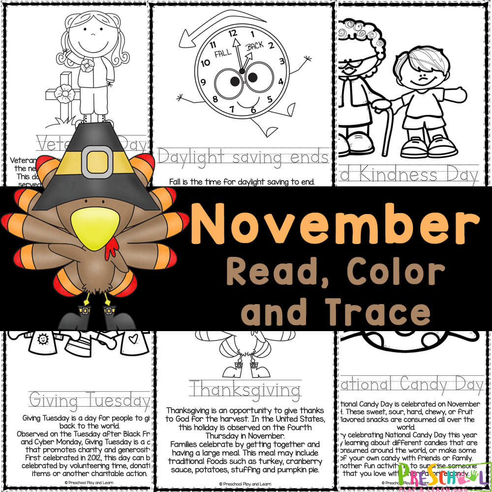 Free printable november coloring pages for kids